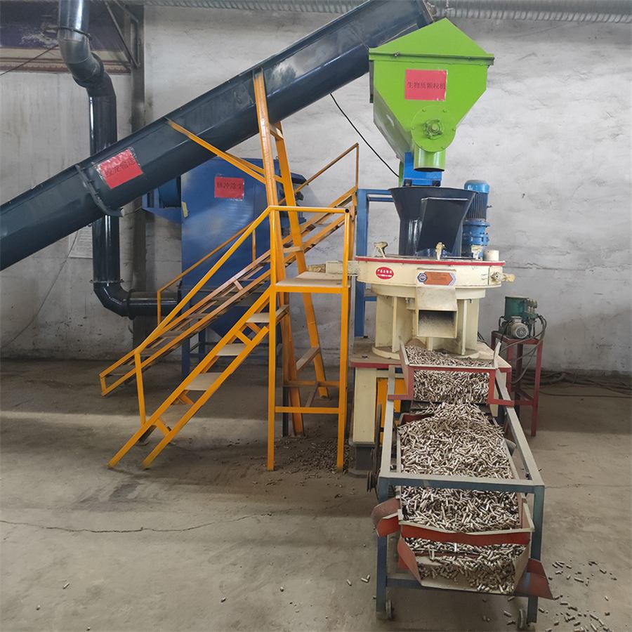 Feeding system for biomass pellet production