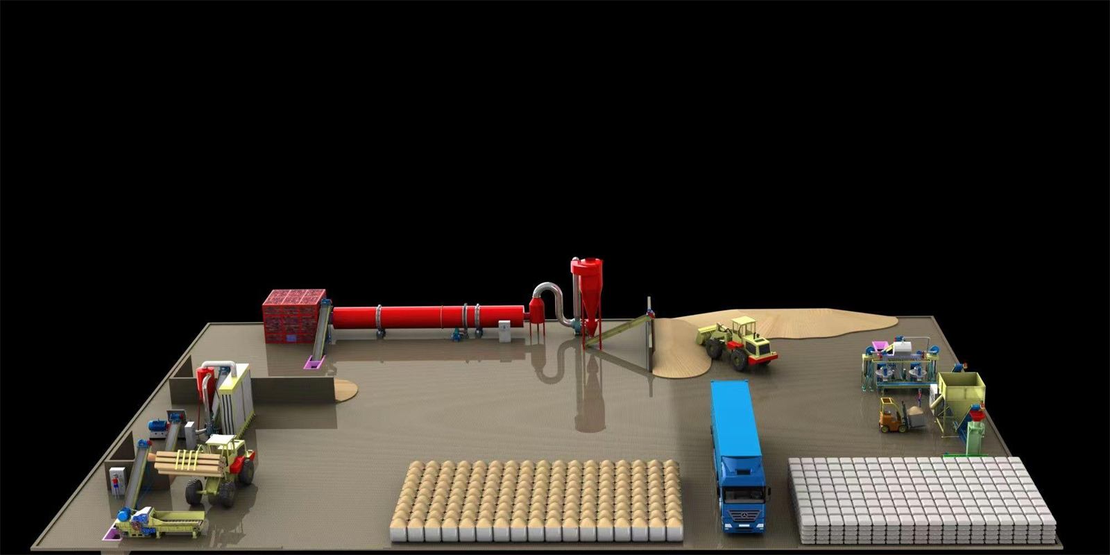 Cronus biomass pellet production line layout