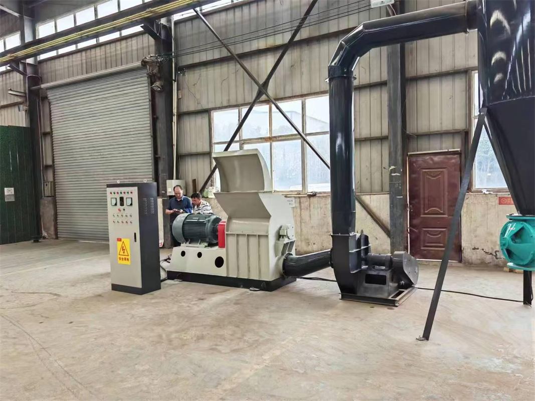 Biomass pellet production project line